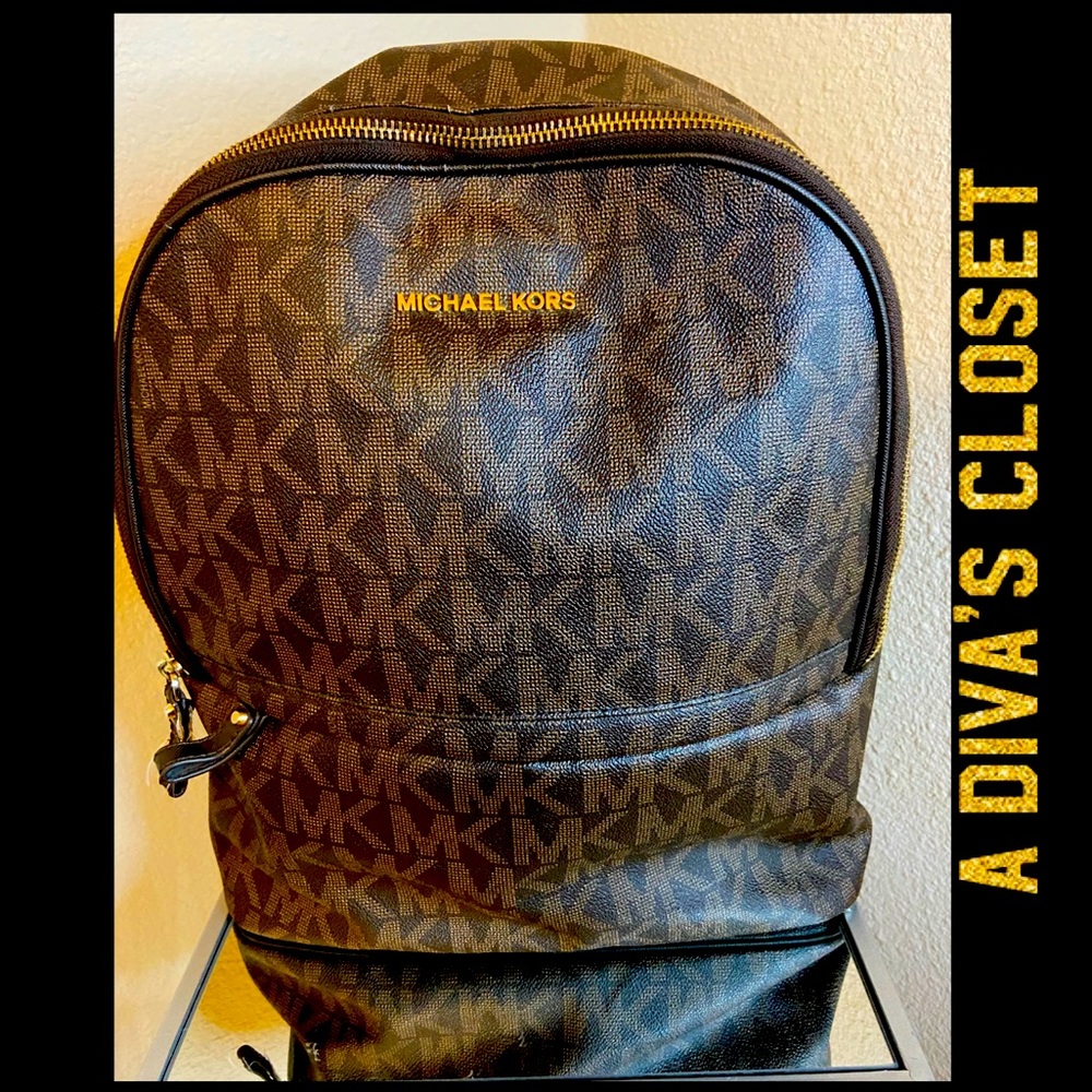 Michael Kors PVC Large Backpack